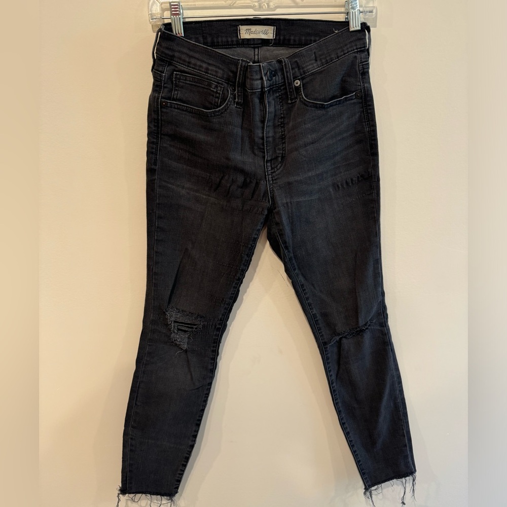 Madewell Women’s Black Skinny High-Rise Jeans Size 27P 9”